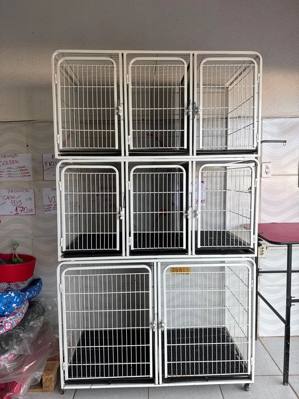 Gaiola para pet shop / clínica veterinária 