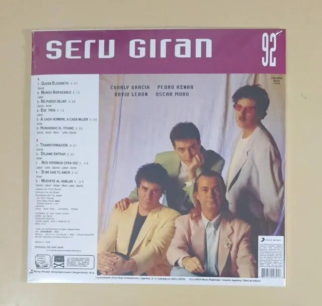 LP VINIL SERÚ GIRÁN - SERU 92 NOVO LACRADO - Foto 2