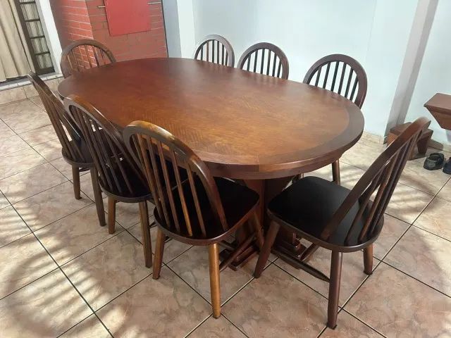 MESA JANTAR RETANGULAR MADEIRA 