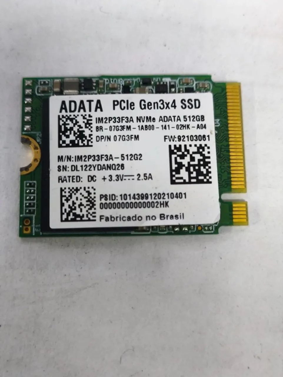 SSD M.2 NVMe ADATA IM2P33F3A-512G2