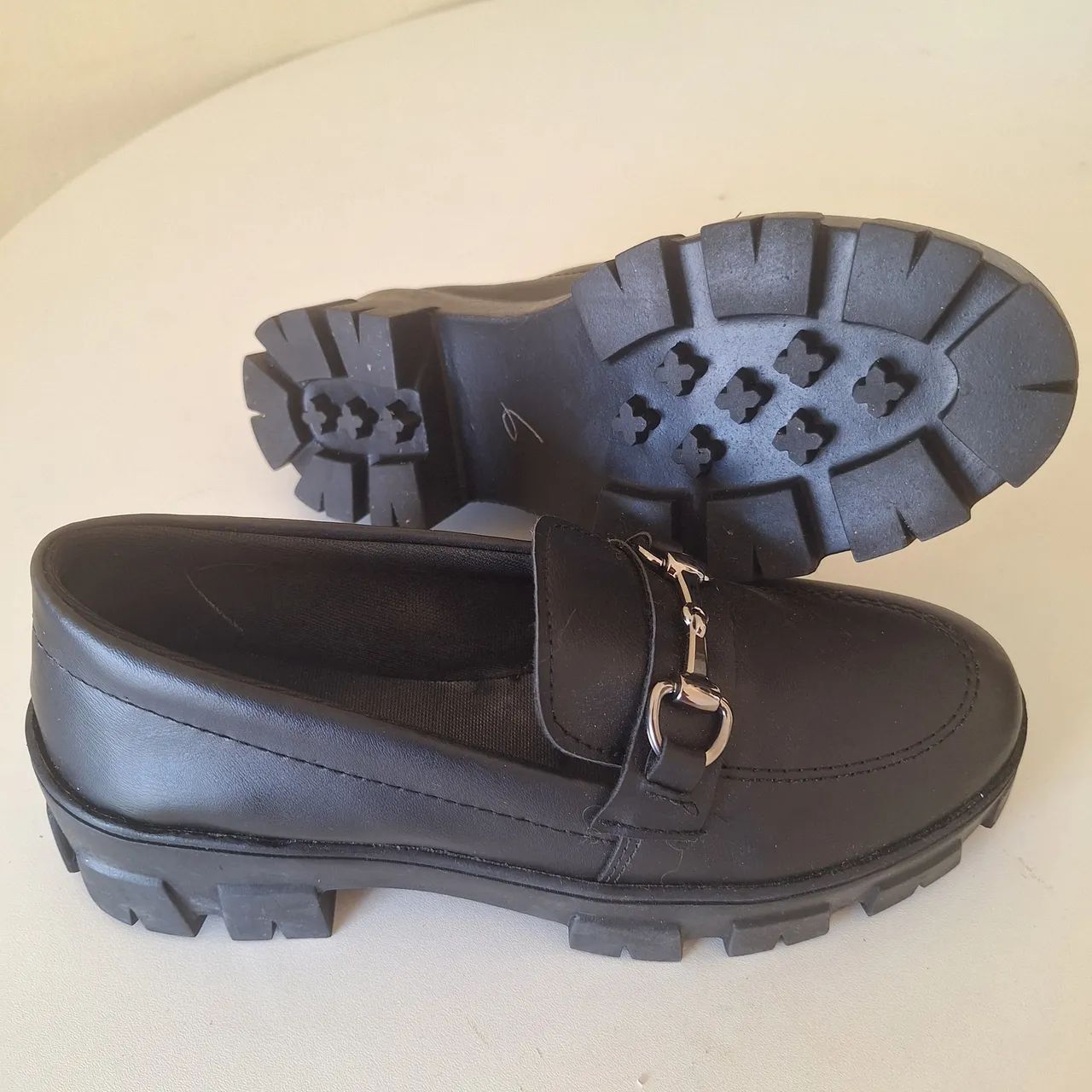Mocassim Oxford tratorado com fivela  - Foto 4