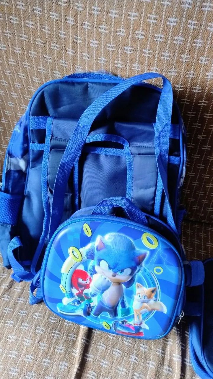 Kit mochila do Sonic  - Foto 4