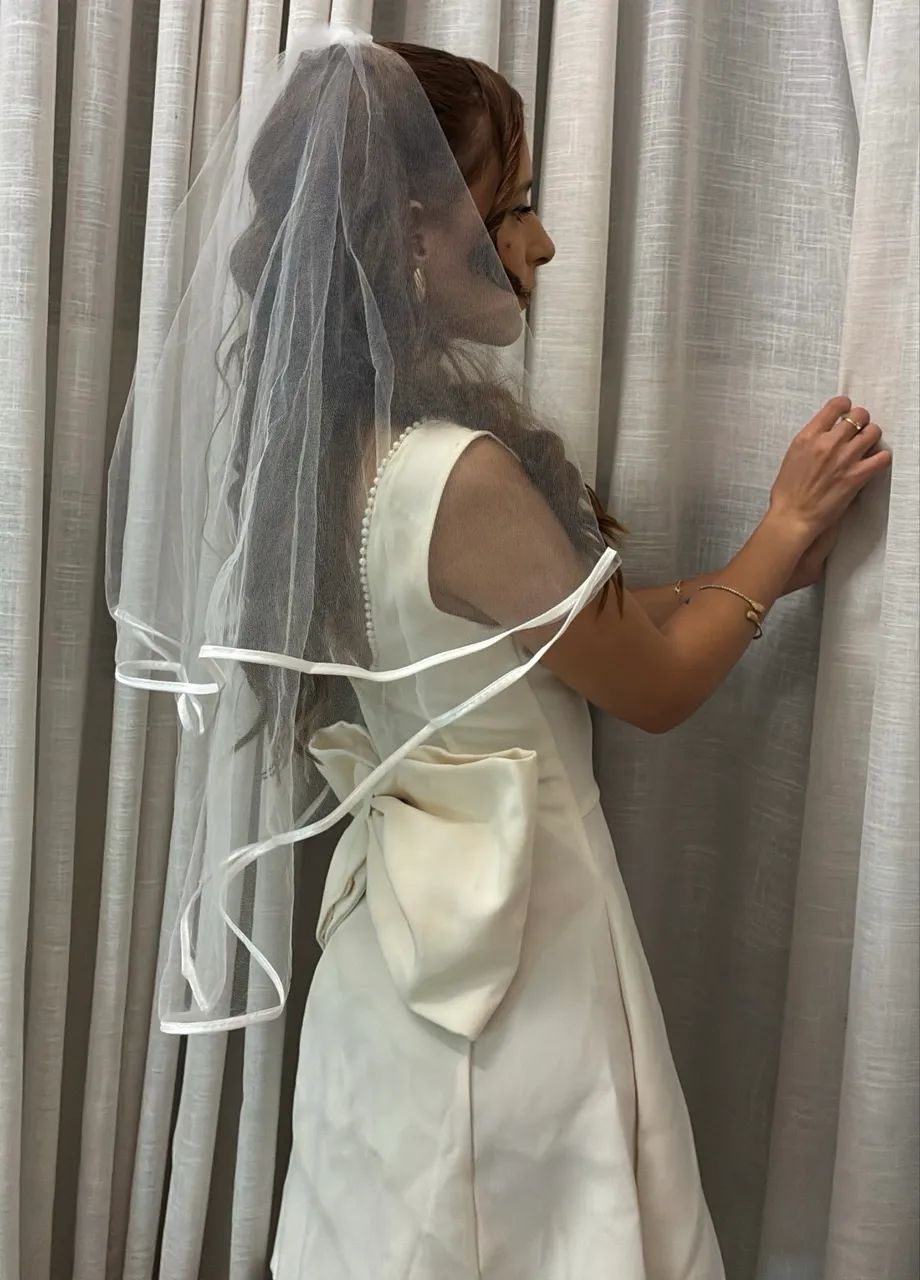 Vestido laço+Véu