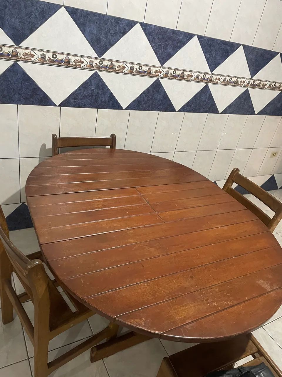 Mesa de madeira maciça  - Foto 2
