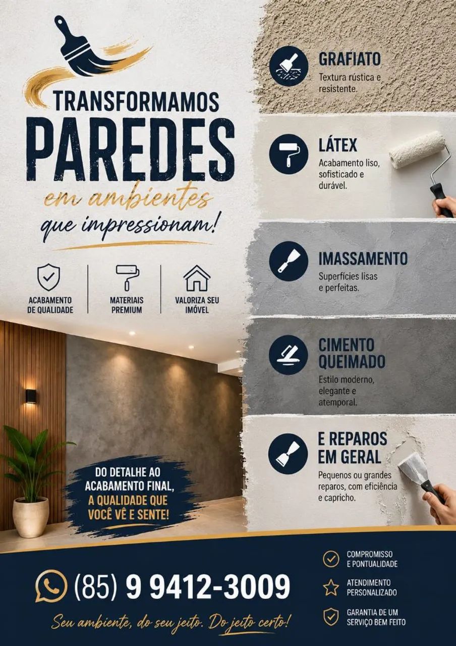 Reparos e pinturas 