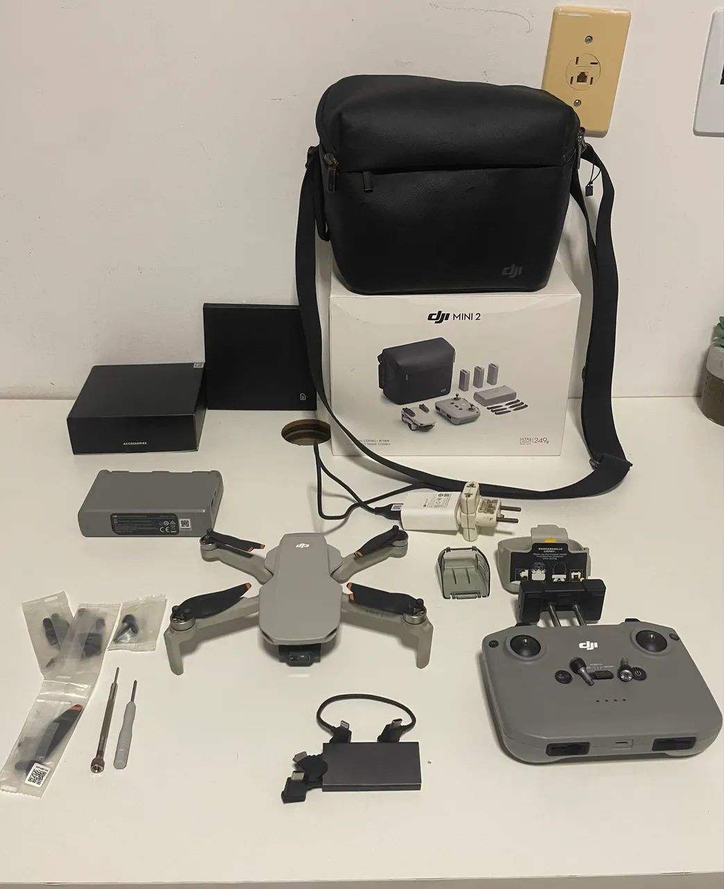 DJI MINI 2 COMBO FLY MORE EM PERFEITO ESTADO 
