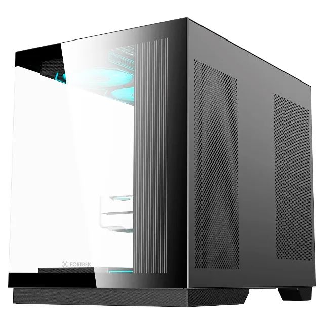 Gabinete fortrek clarity modelo ATX aquario preto - Foto 4