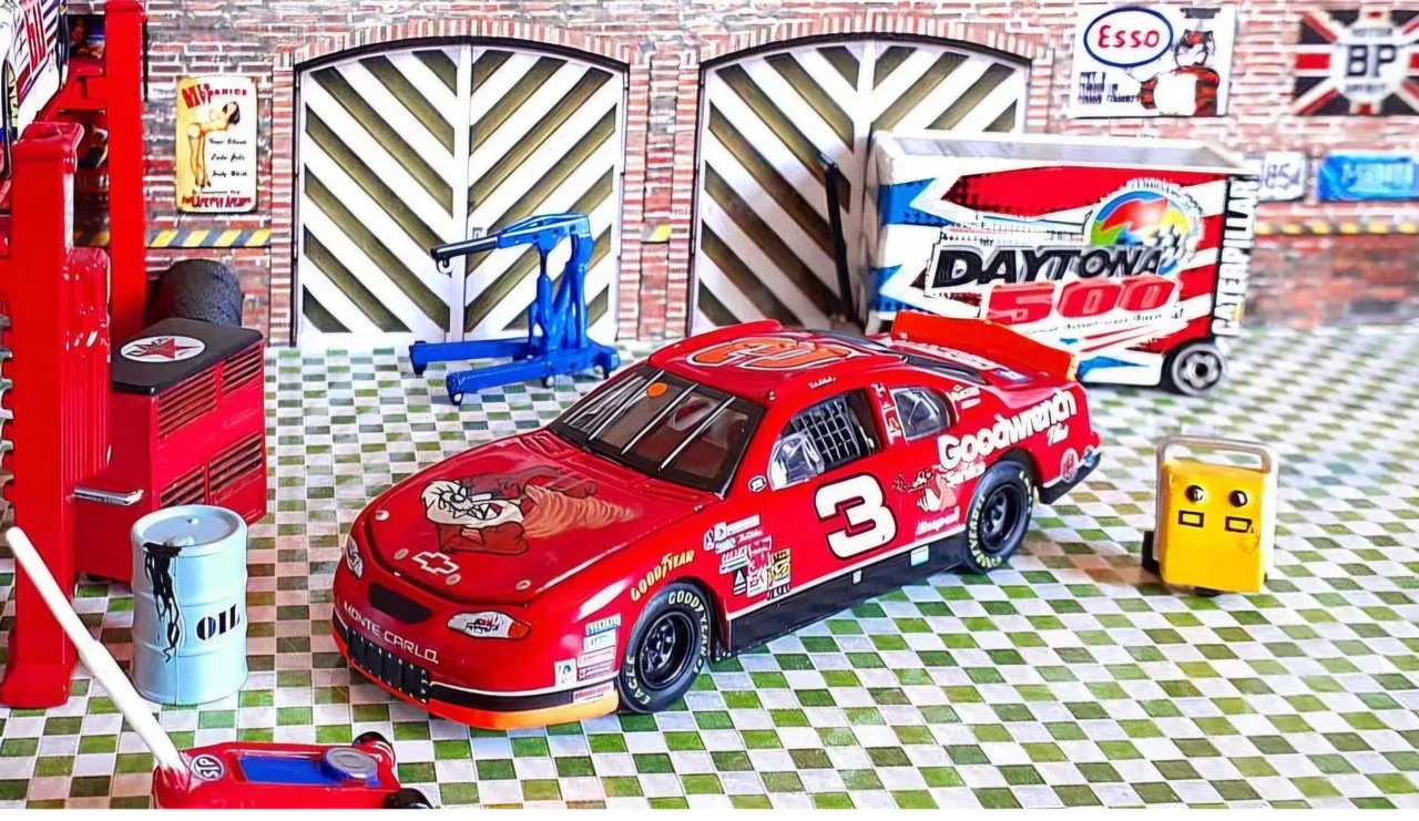Chevrolet Monte Carlo 1998 Nascar, Dale Earnhardt Sr, 1:64, Action