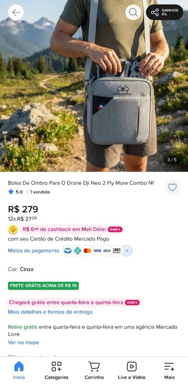 drone dji neo 2 , novo completo . - Foto 4