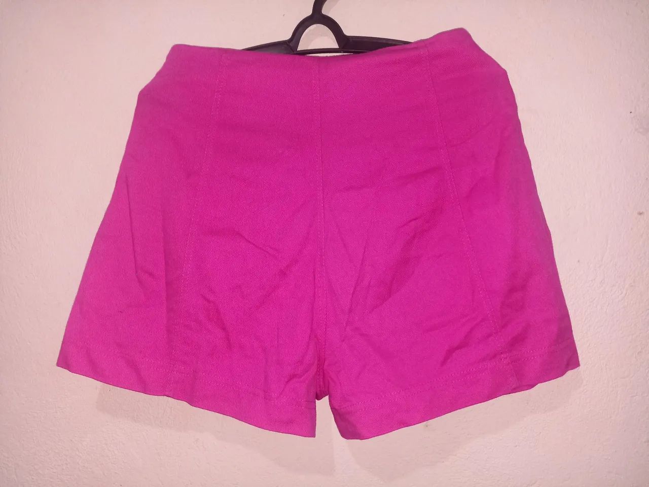 Short Jeans Rosa Feminino M - Foto 2