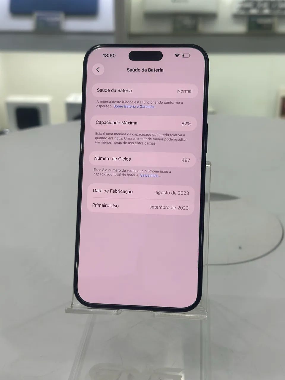 iphone 15 Pro Max 512GB - Preto - Seminovo - Foto 2
