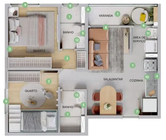 PLANTA 39m²