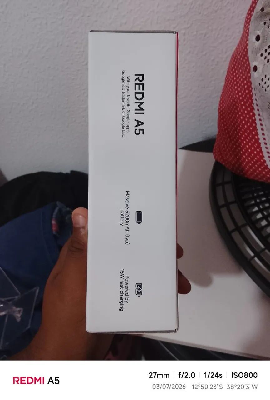 VENDO REDIMI A5 COM CAIXA 