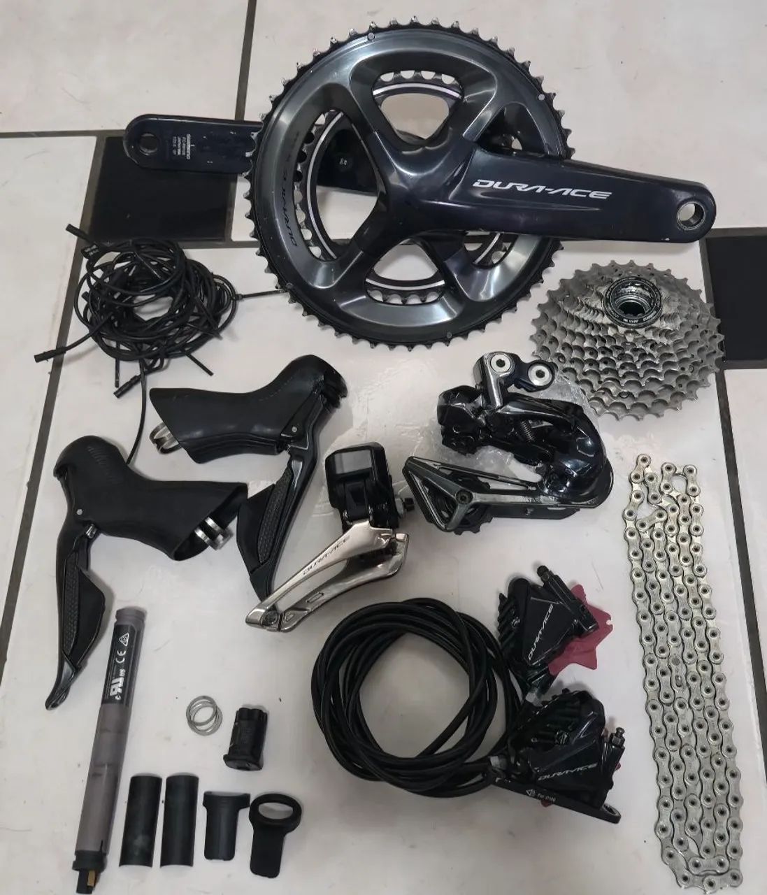 Grupo dura ace eletrônico de 11 velocidade.  - Foto 3
