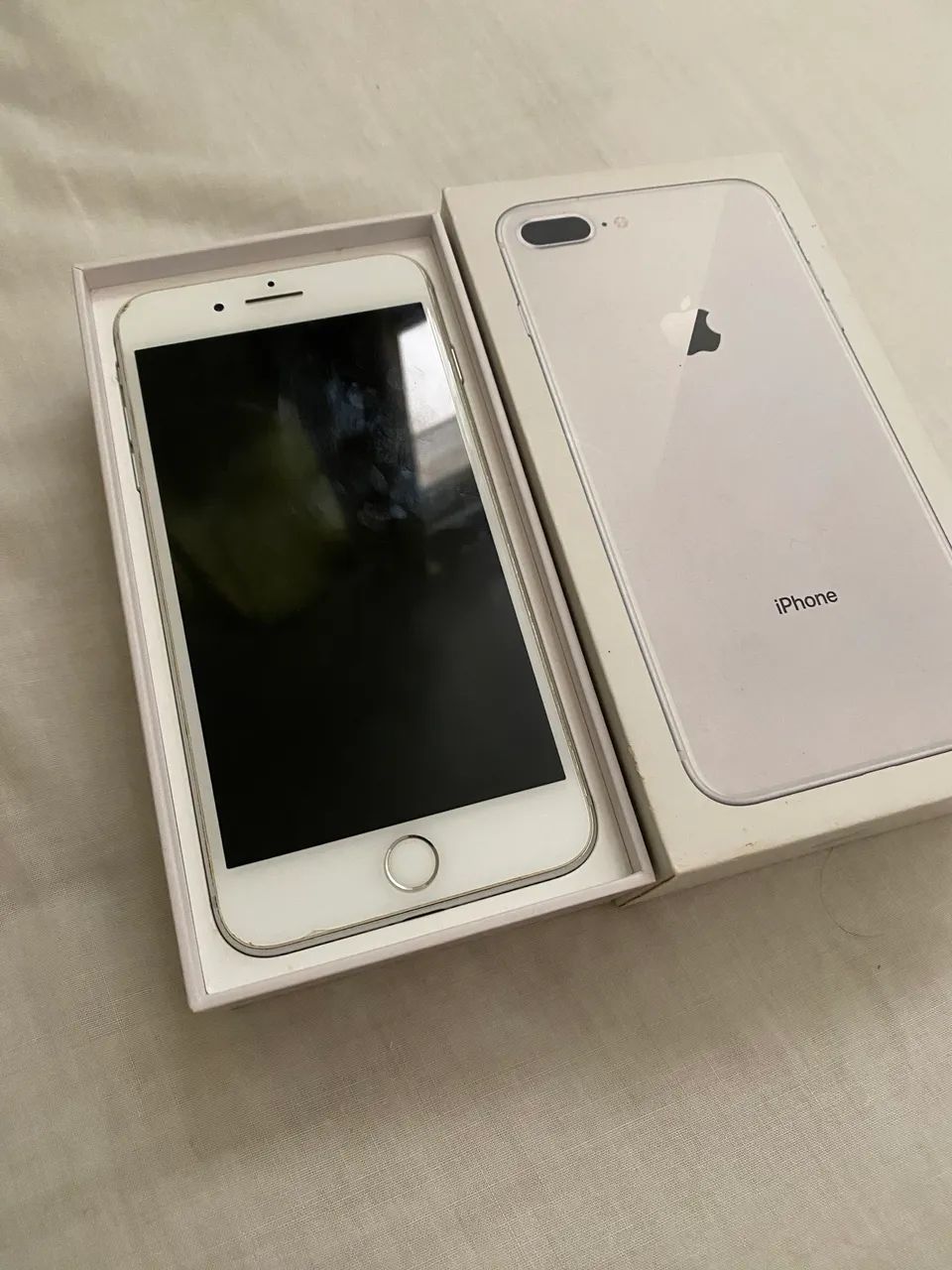 iPhone 8 Plus 64GB Prata com Caixa - Tudo Funcionando - Foto 2