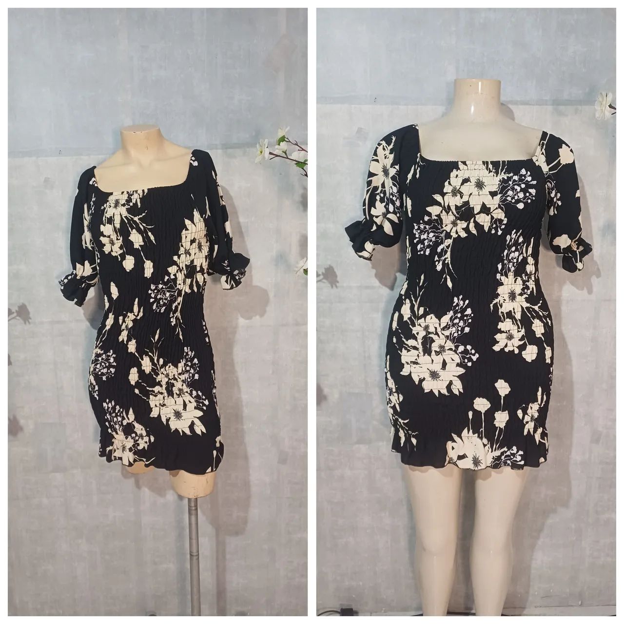 Vestidos curtos ciganinha Slim e Plus  - Foto 5