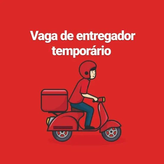 Vaga de entregador 