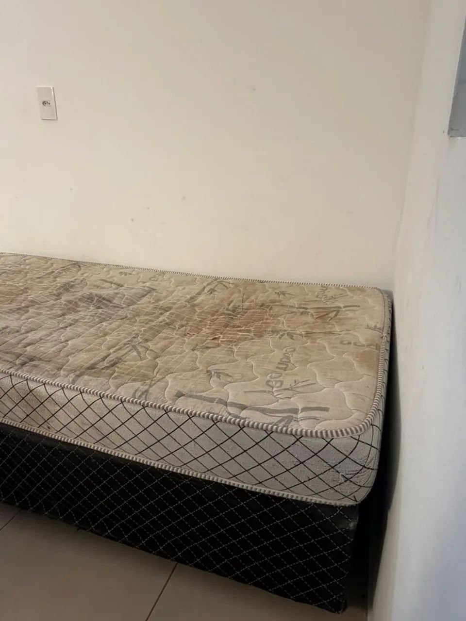 Cama box de solteiro + colchão  - Foto 3