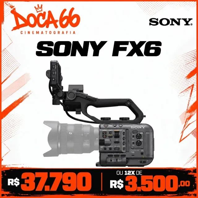 Câmera Sony FX6 Lacrada Nova