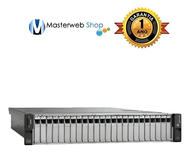 Servidor Cisco C240 M3 - 2x Octa Core - 128GB DDR3 - 4.8TB de HD SAS