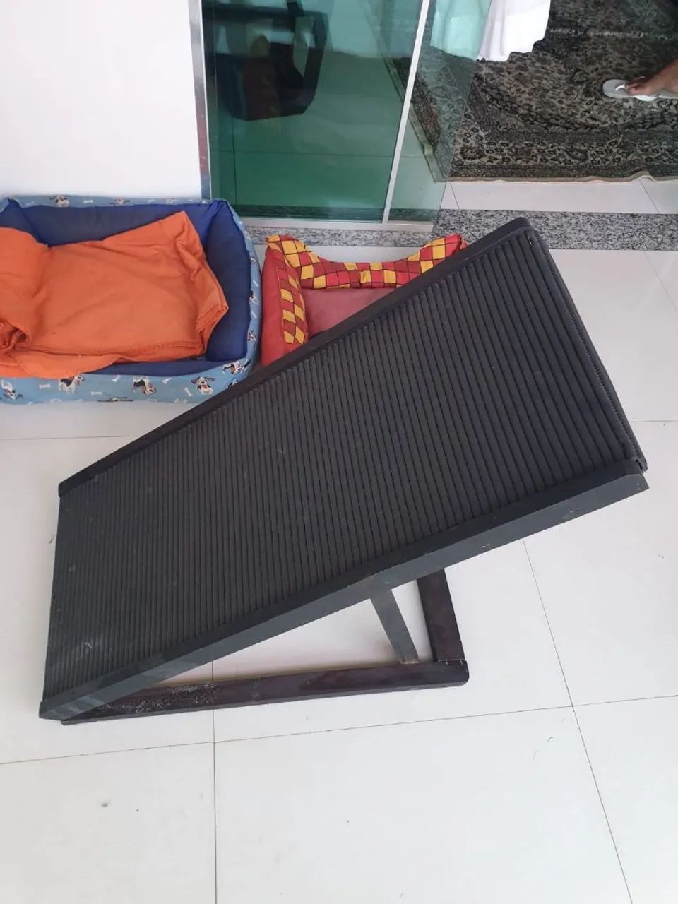 Cama de cachorro rampa e escada 