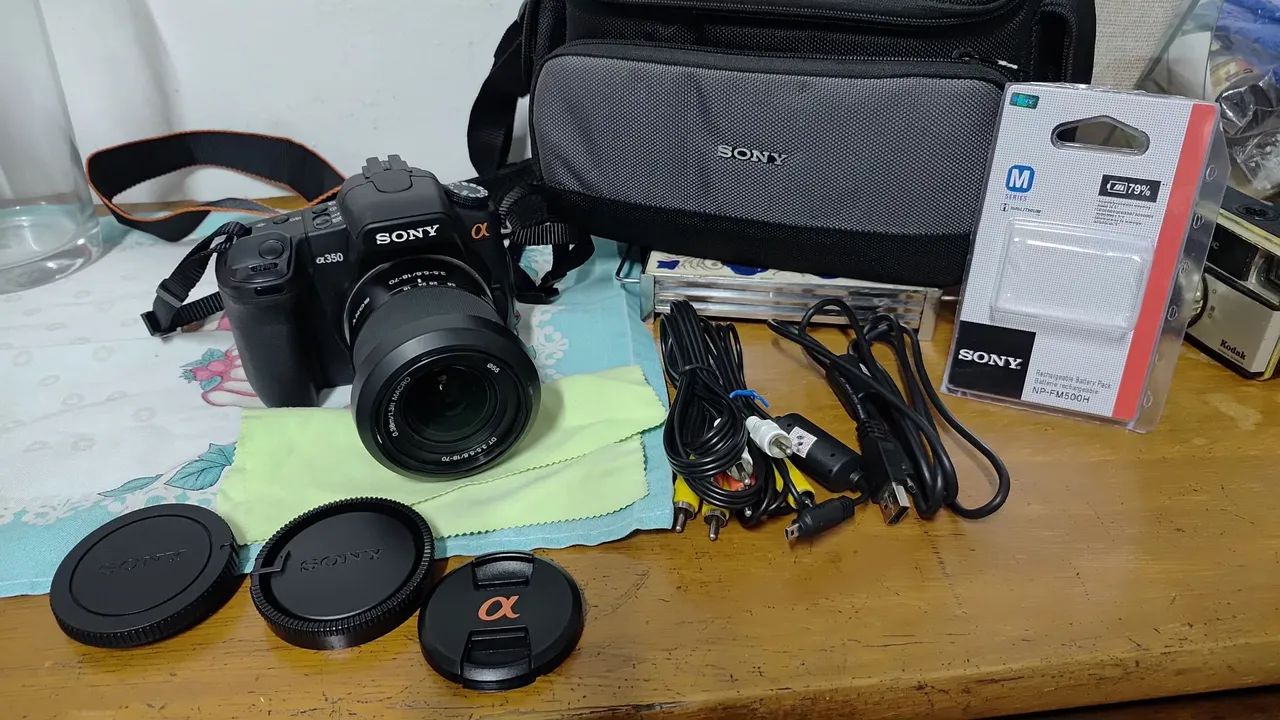 Camera profissional sony a350 impecável - Foto 2
