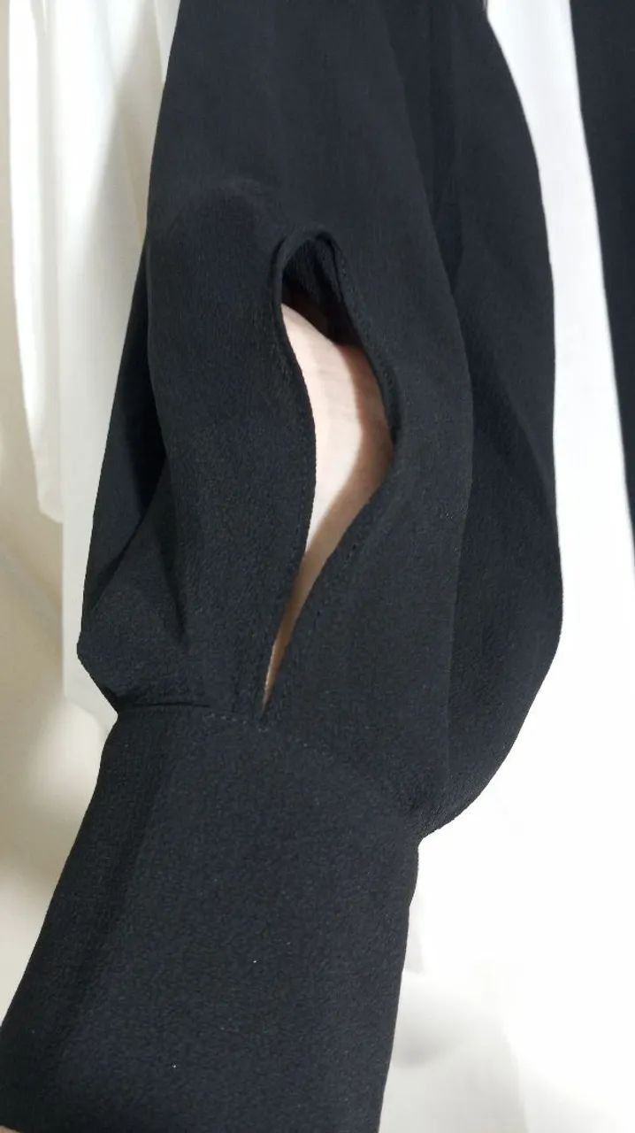 Blusa bicolor feminina  - Foto 4