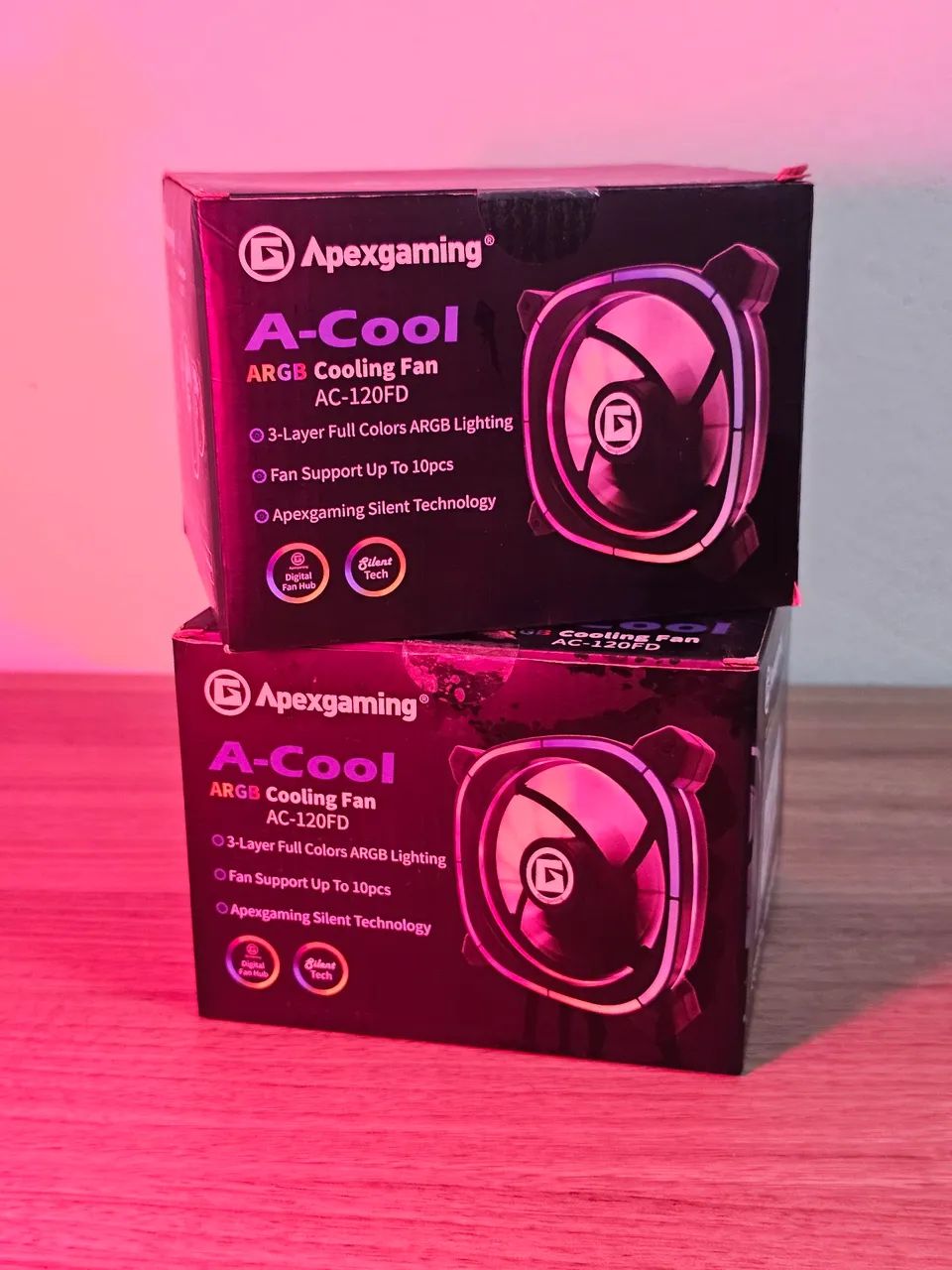 Cooler fun gamer RGB Apexgaming - Foto 4