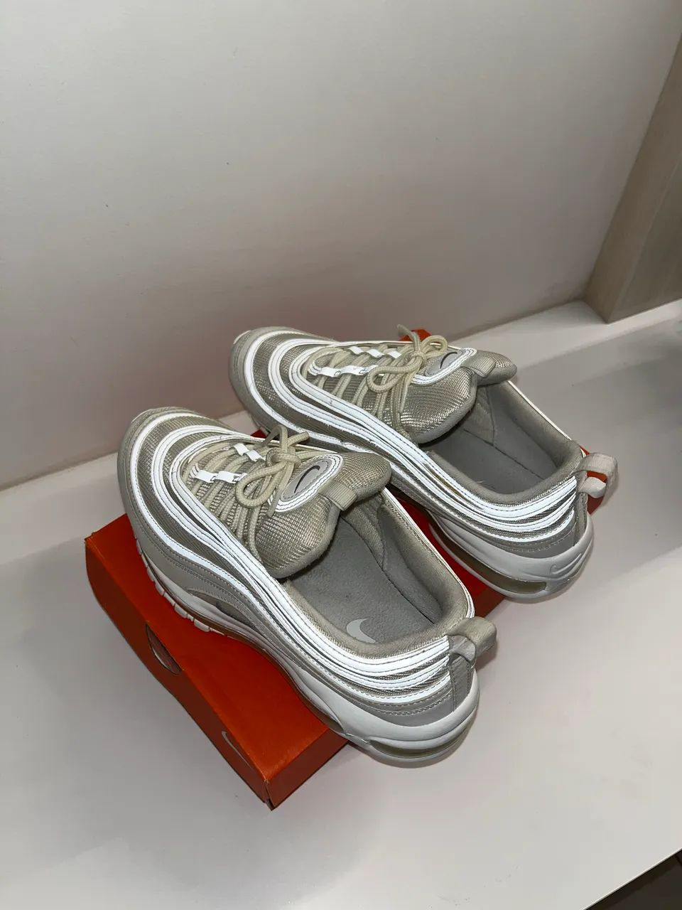 Air Max 97 Triple White Reflective  - Foto 5