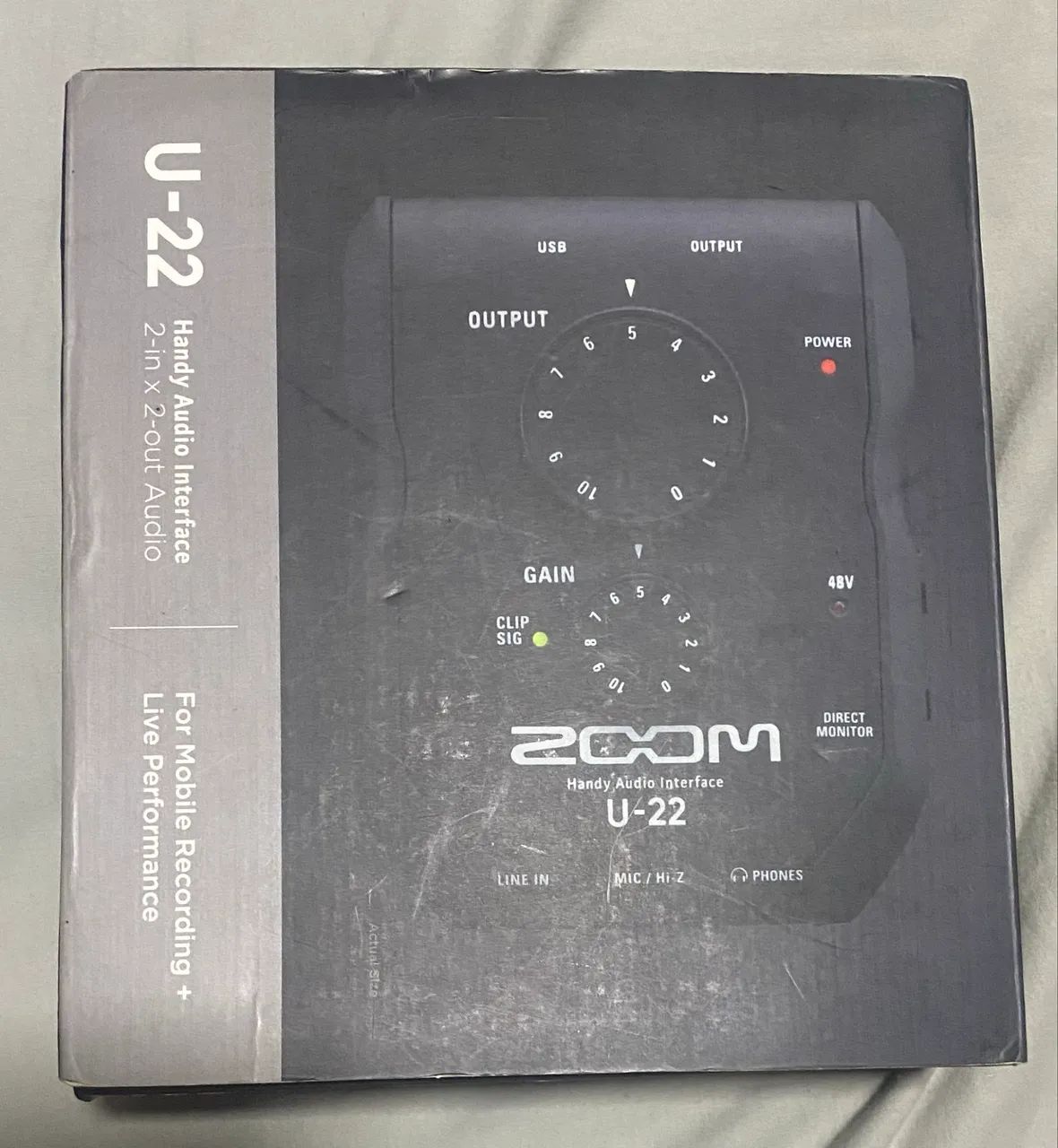 Interface de áudio - U22 Zoom + microfone de brinde - Foto 3
