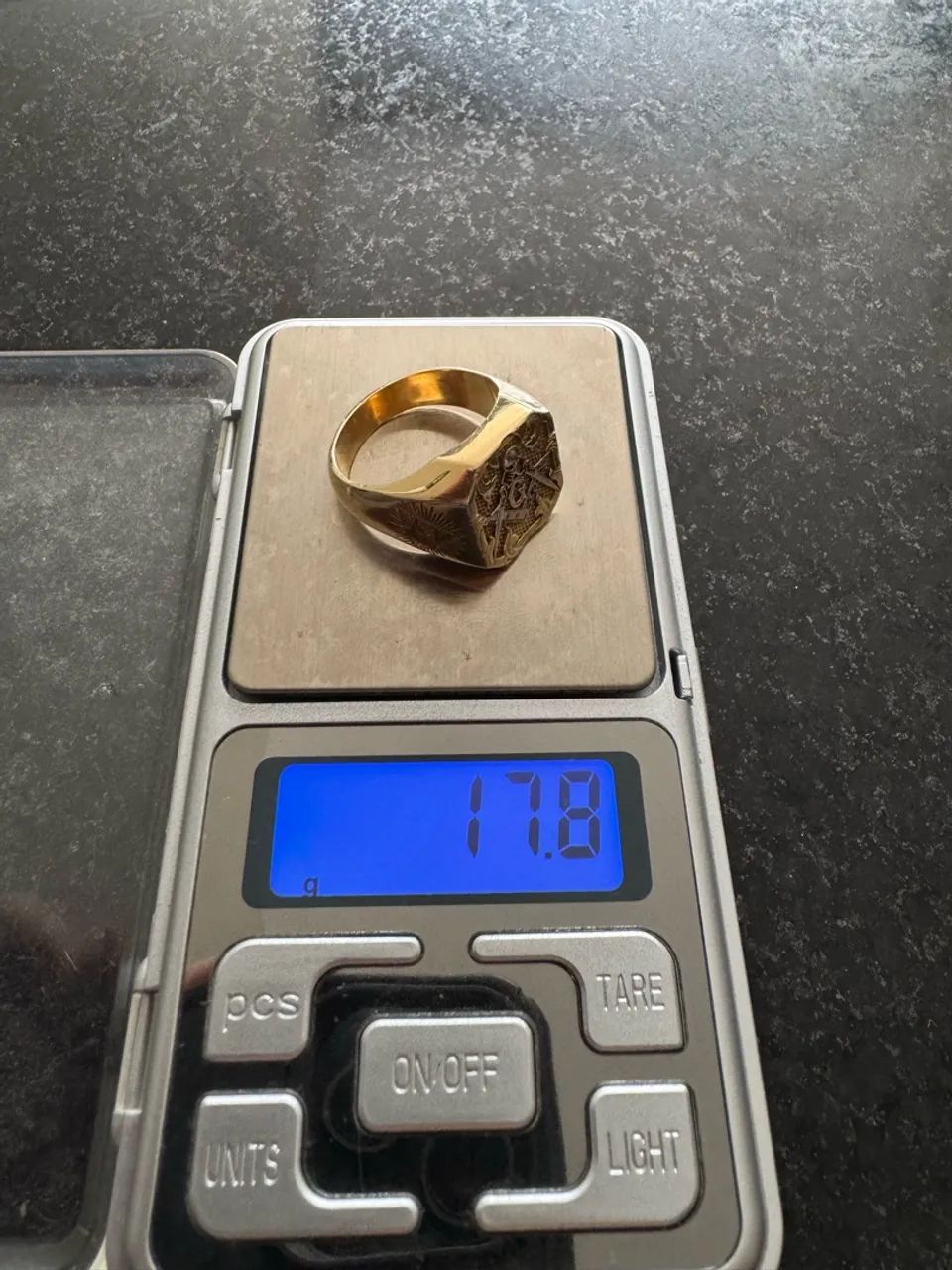 Vendo Pulseira e Anel em Ouro 18k - Foto 4