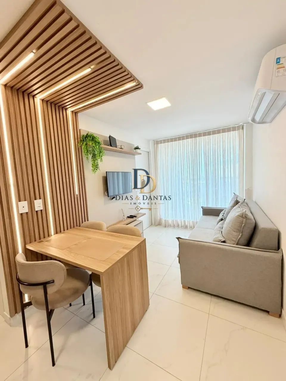 Flat Moderno e Mobiliado com Vista Mar - Foto 2
