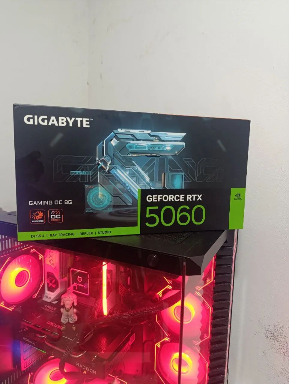 Placa de vídeo Rtx 5060 triple Fan lacrada - Foto 3
