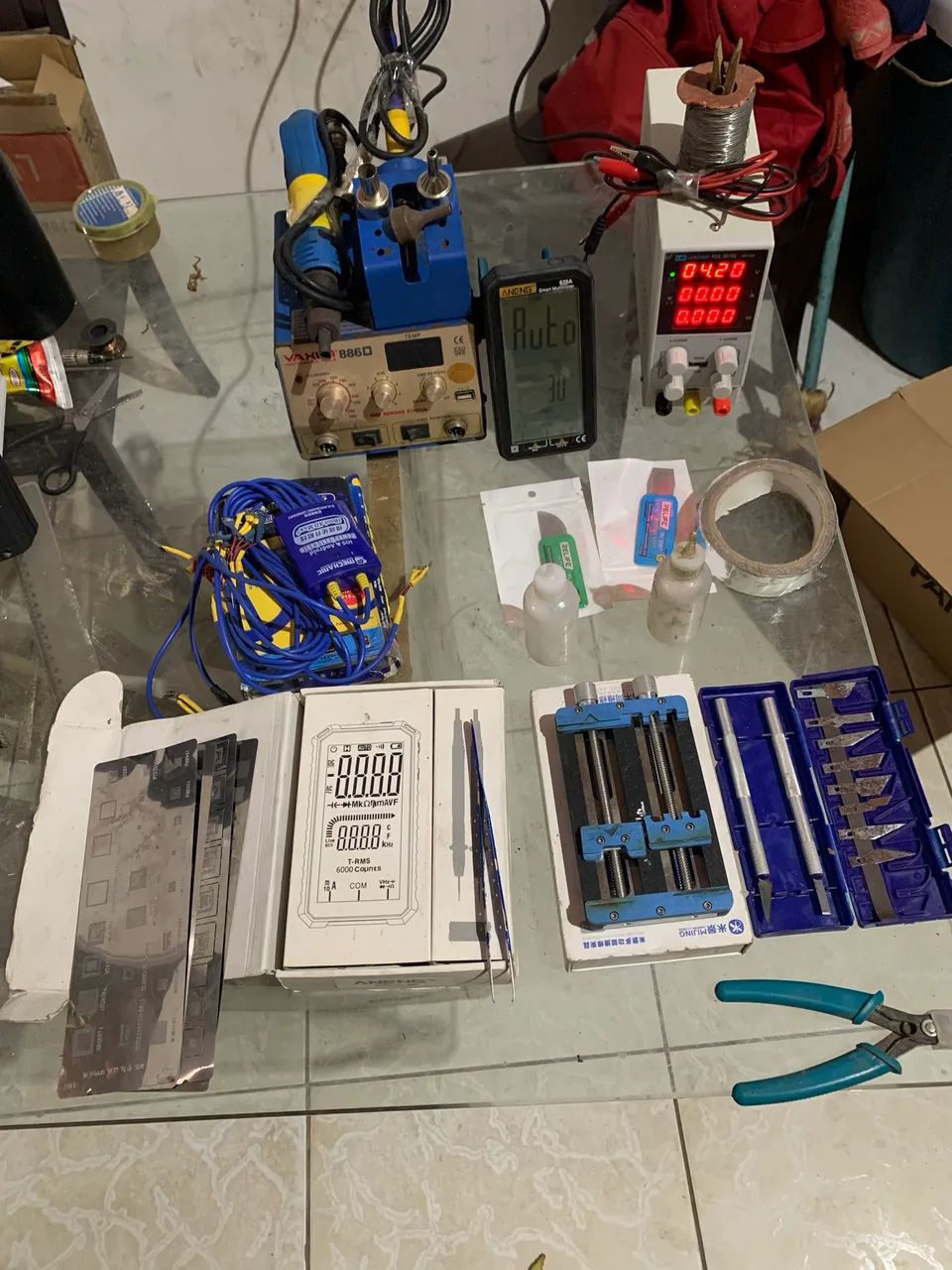 Maquinário para assistência técnica 