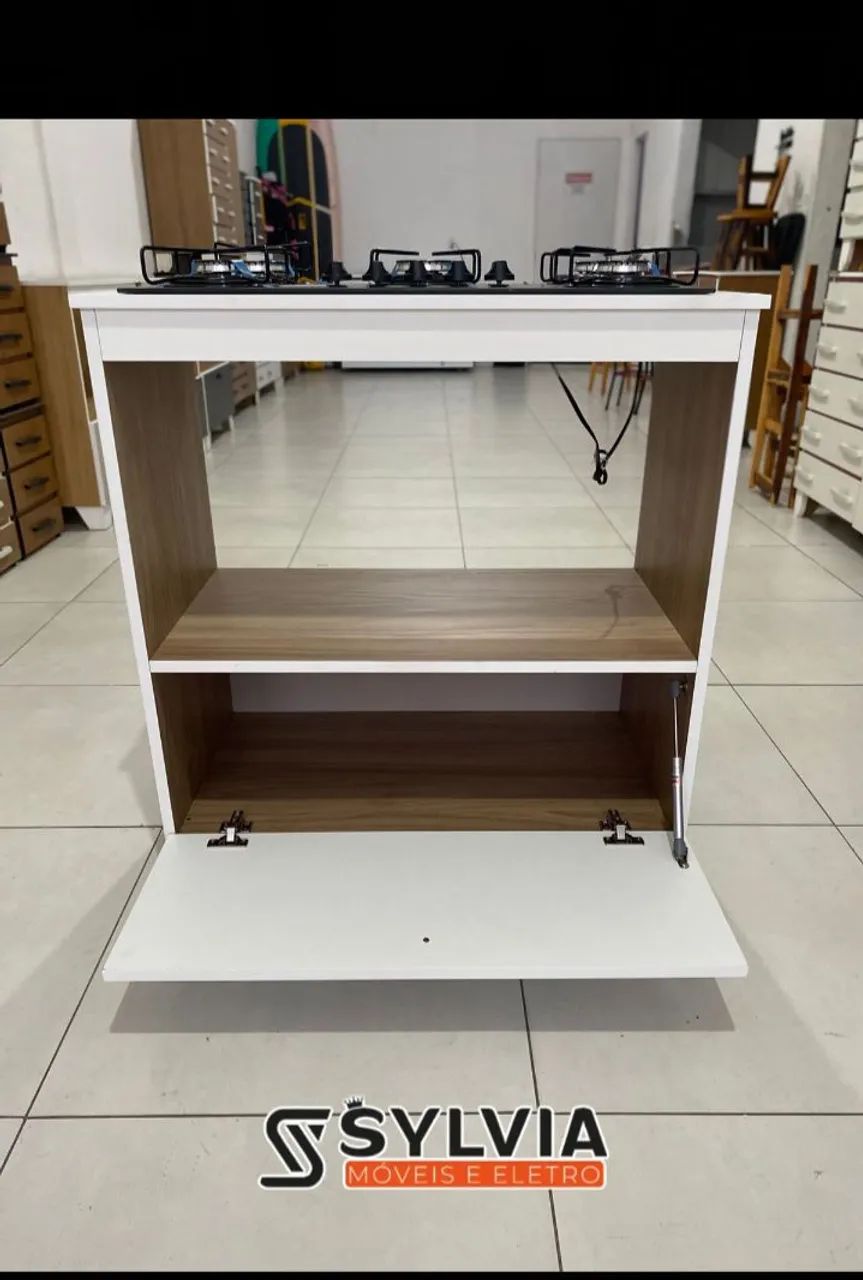 Fogão Cooktop + móveis 100%mdf rústico  - Foto 2
