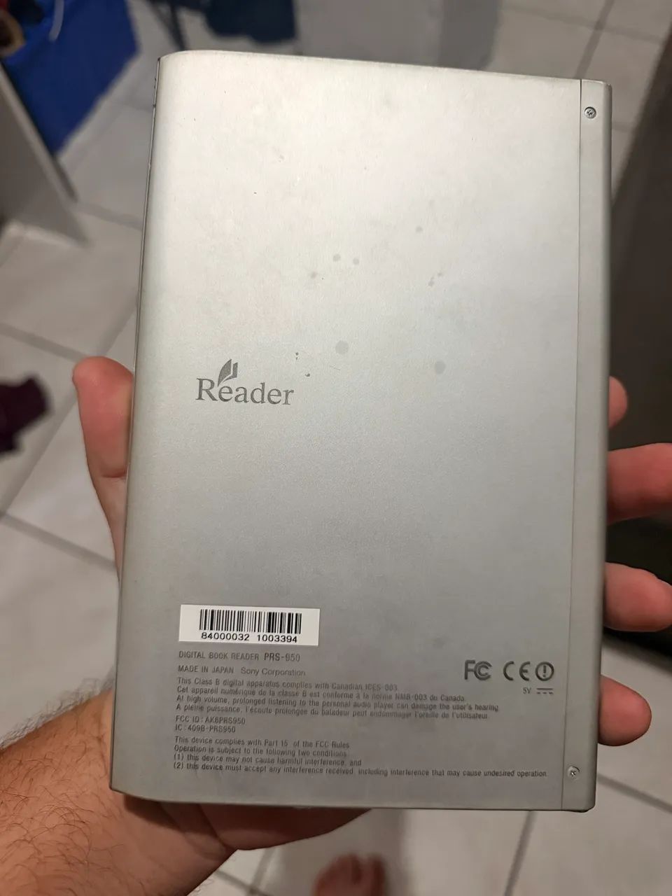 Sony ereader prs 950 7? polegadas