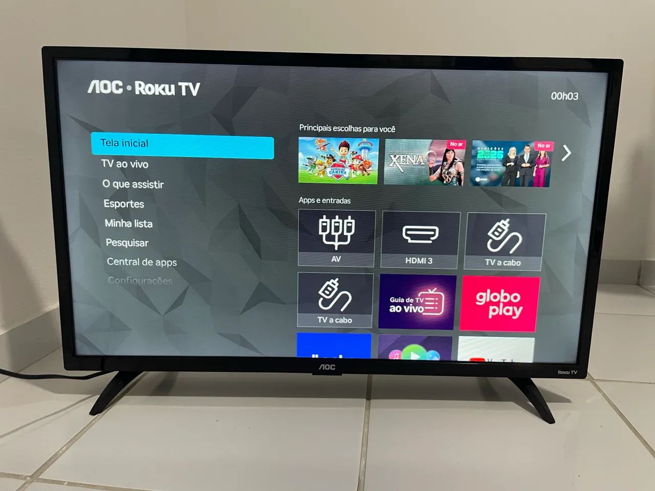 SMART TV 32 polegadas AOC  - Foto 4