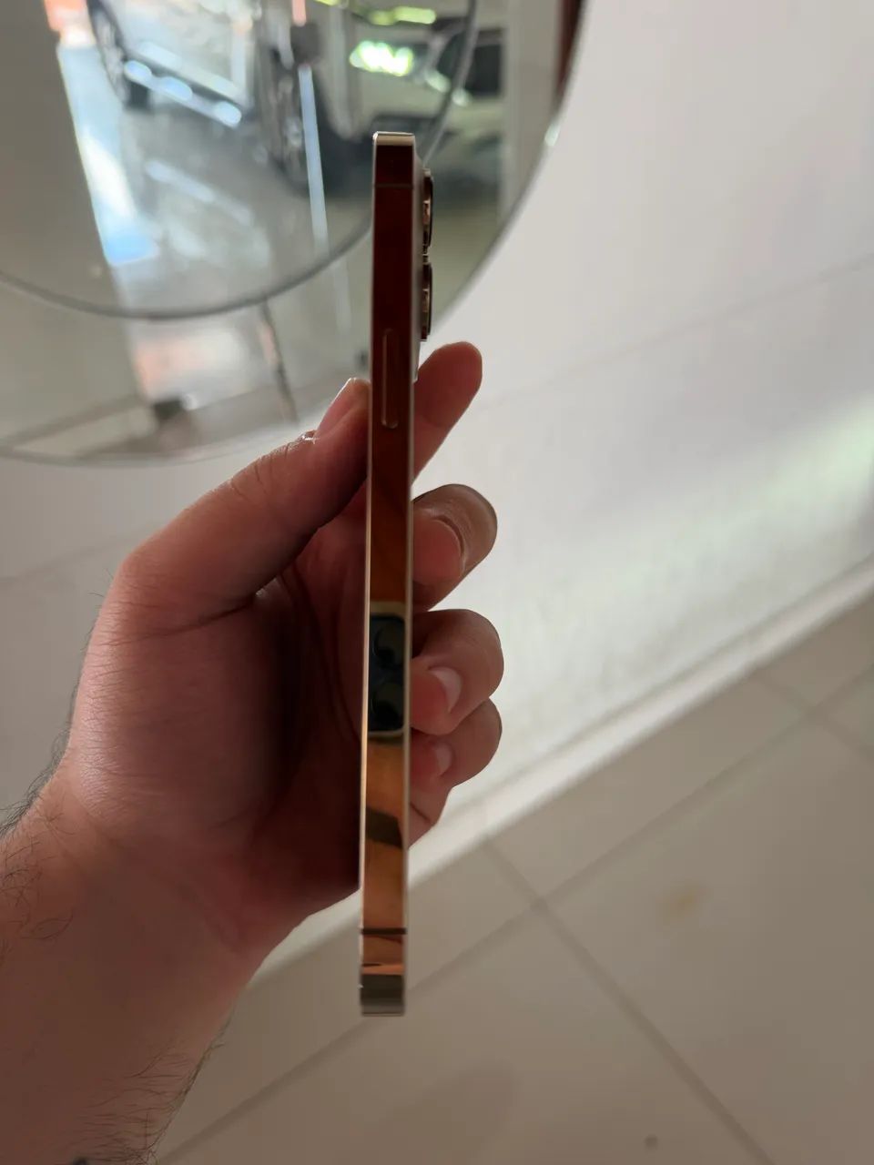 Iphone 13 pro max 128gb dourado - Foto 5