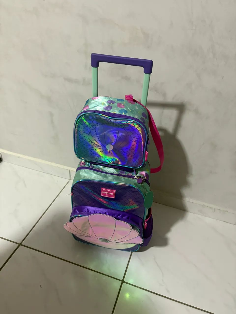 Bolsa Carrinho Escolar com Lancheira  - Foto 3