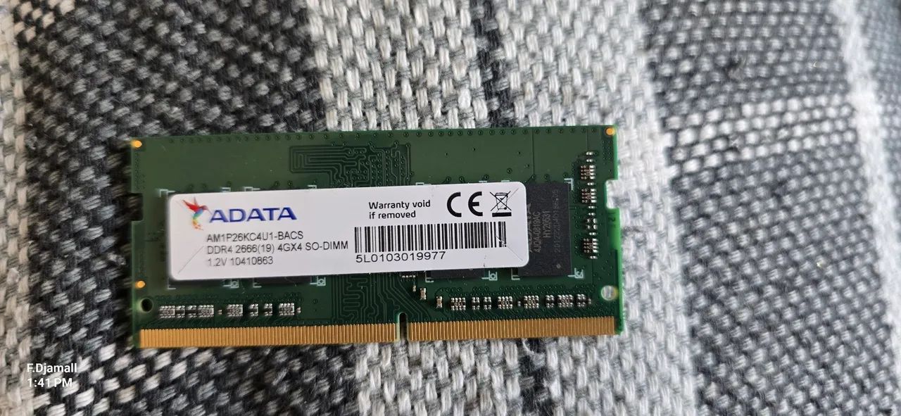 Memoria  Not 4GB
