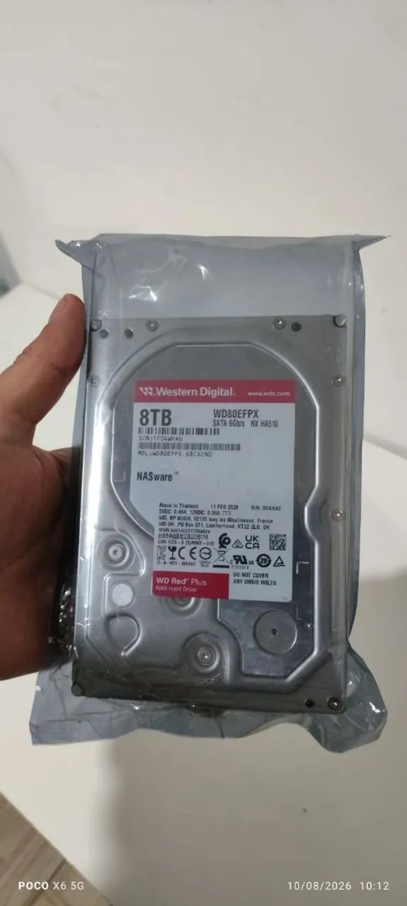 HD WD Red Plus NAS 8TB - Foto 3