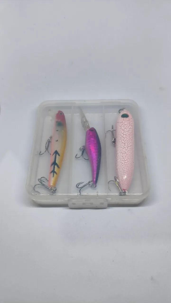 Kit de isca artificial para pescaria 