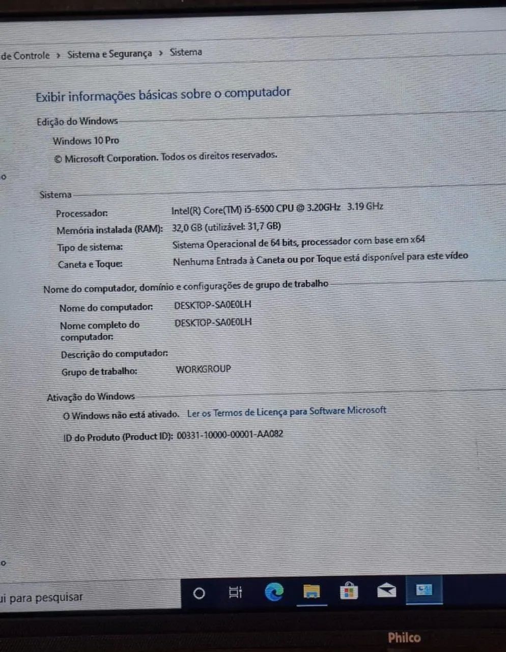 CPU Gamer 1TB NVME 32GB RAM 