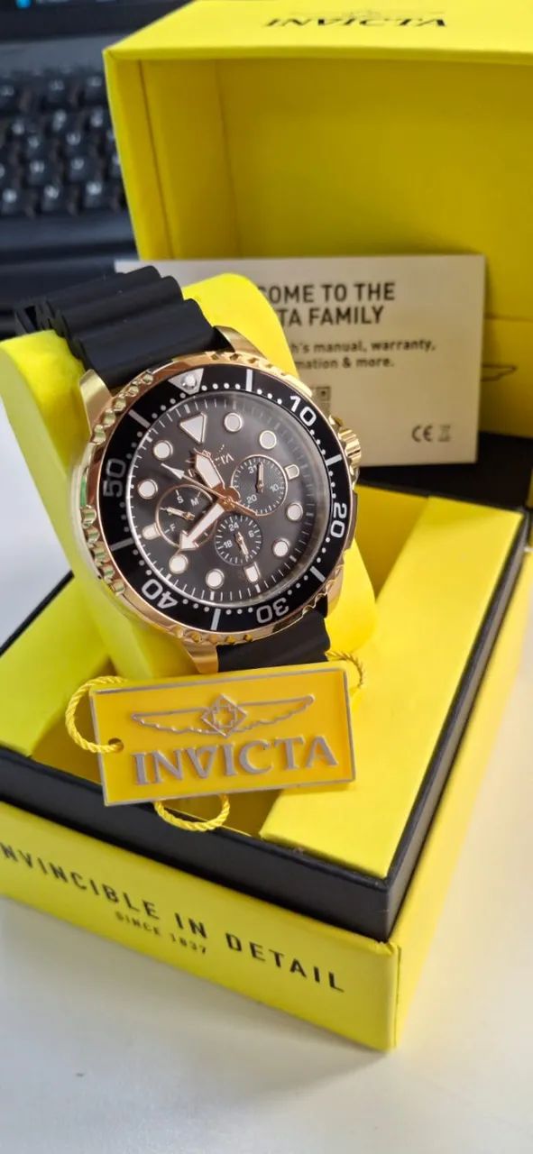  Invicta Pro-driver Original! / Quartzo vh63