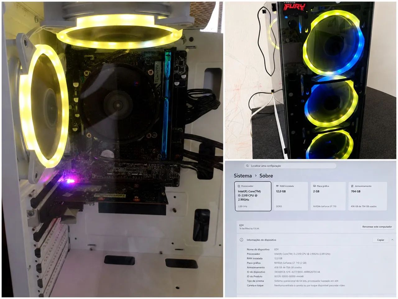 Pc core i5 leia a descrição 