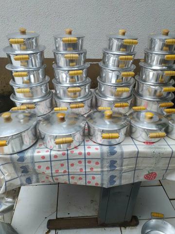 Jogos de aluminio batido