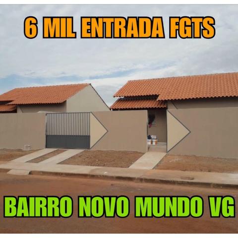 Casa Bairro Novo Mundo Quadrada - Foto 3