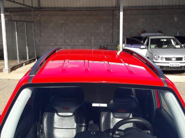 Renegate Longitude 1.8 Flex 4X2 Automatico 2016 Vermelho Completo Couro - Foto 7