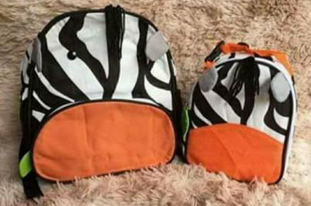 Kit Zoo Mochila e Lancheira Térmica