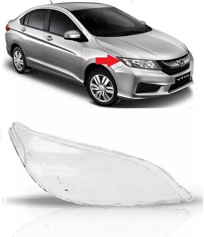 Lente Farol Honda City 2015 2016 2017 2018 Direito